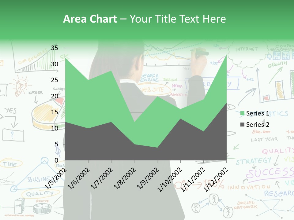 Vision White Phone PowerPoint Template