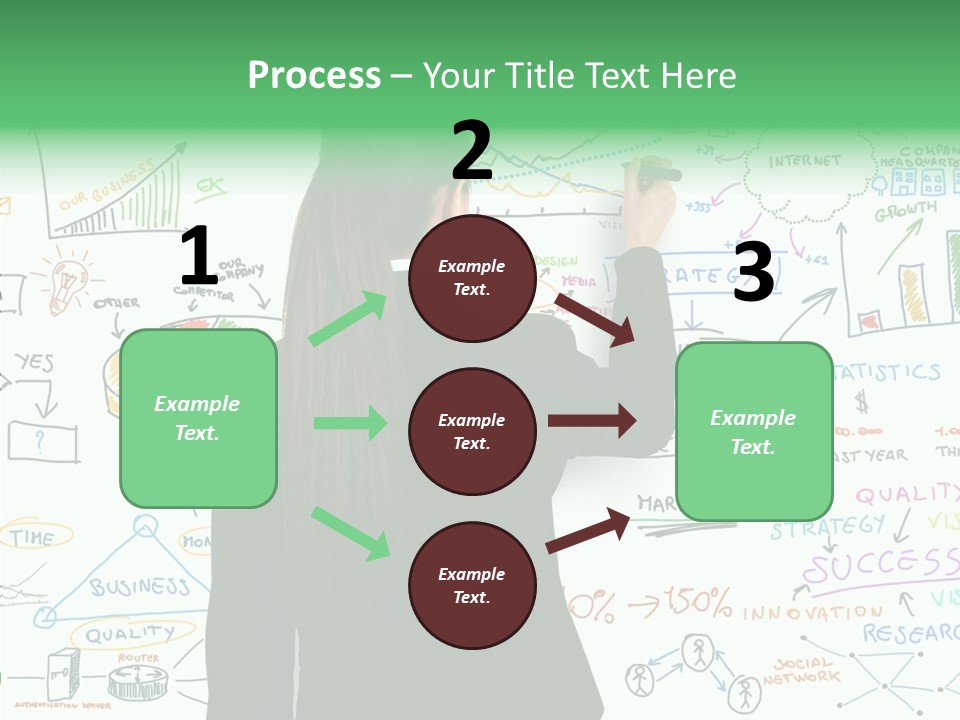 Vision White Phone PowerPoint Template