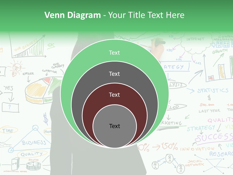 Vision White Phone PowerPoint Template