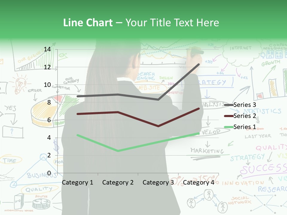 Vision White Phone PowerPoint Template