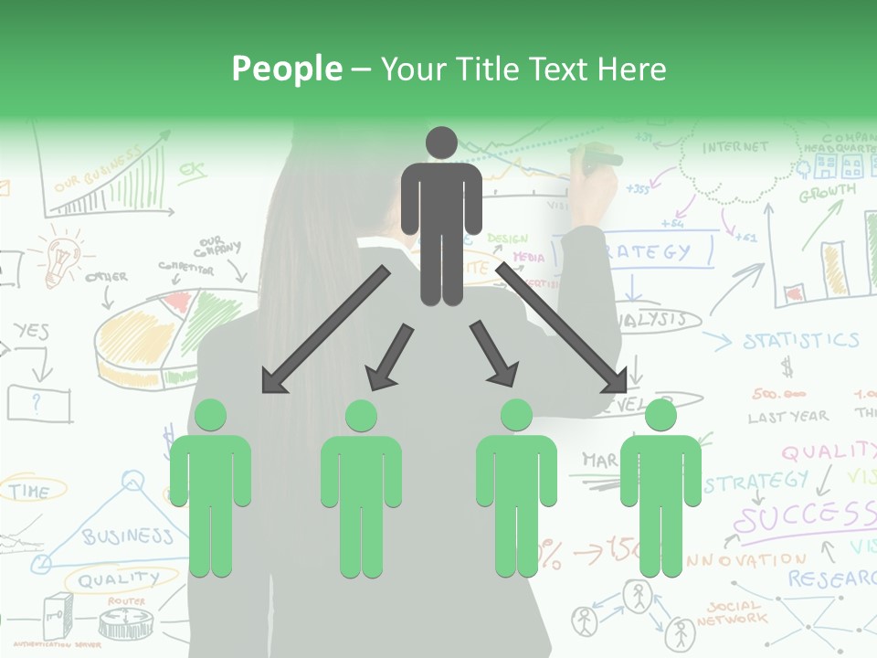 Vision White Phone PowerPoint Template