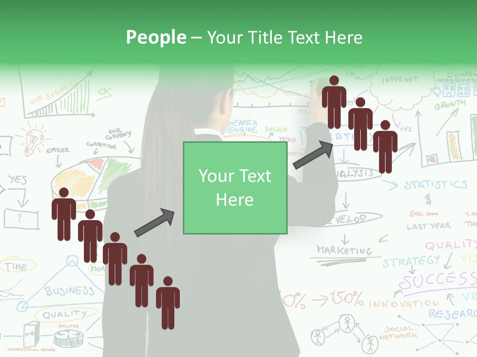 Vision White Phone PowerPoint Template