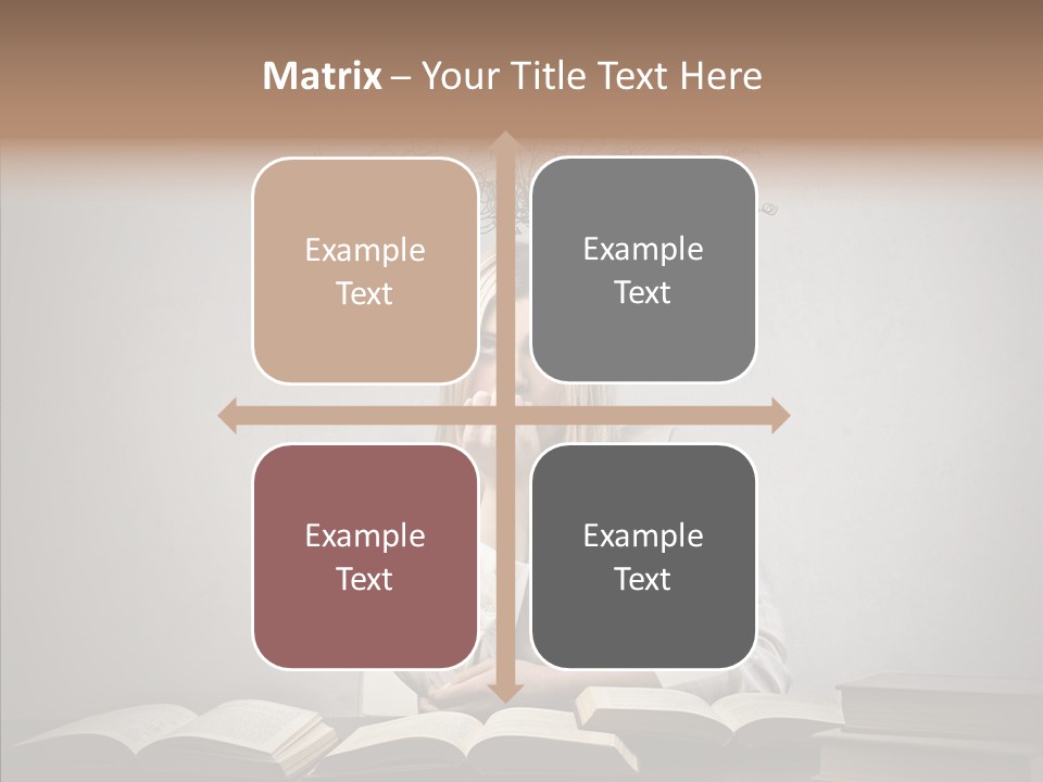 Blonde Doubt Mess PowerPoint Template