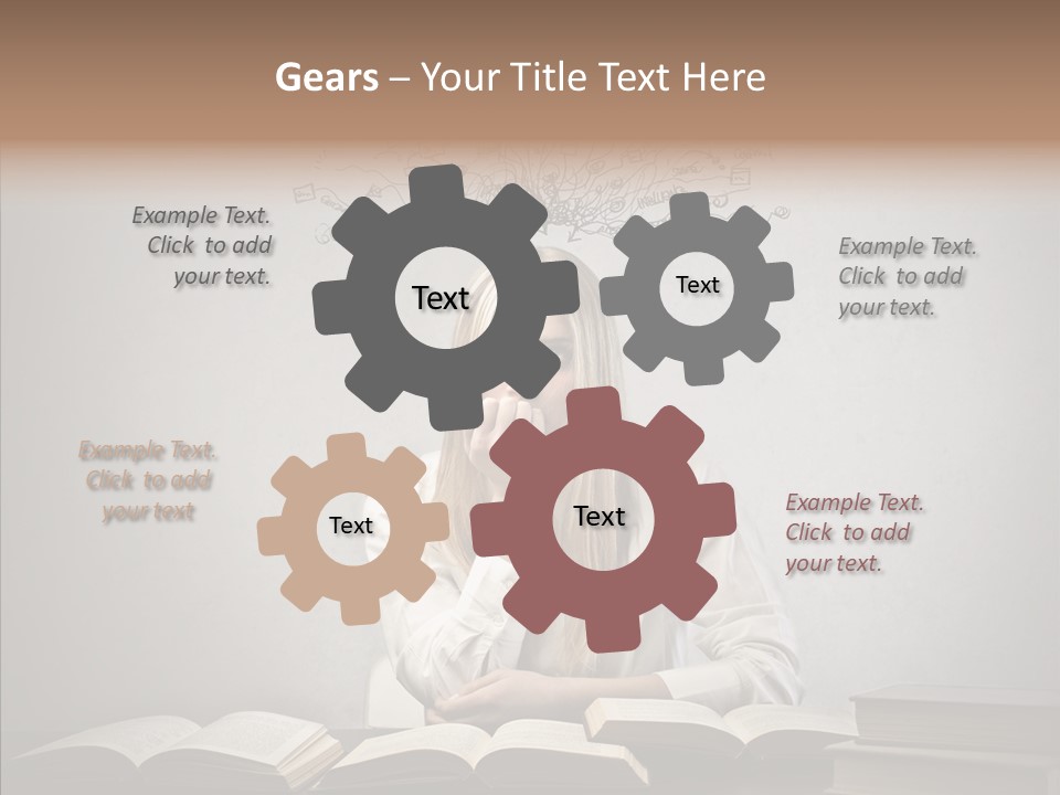 Blonde Doubt Mess PowerPoint Template