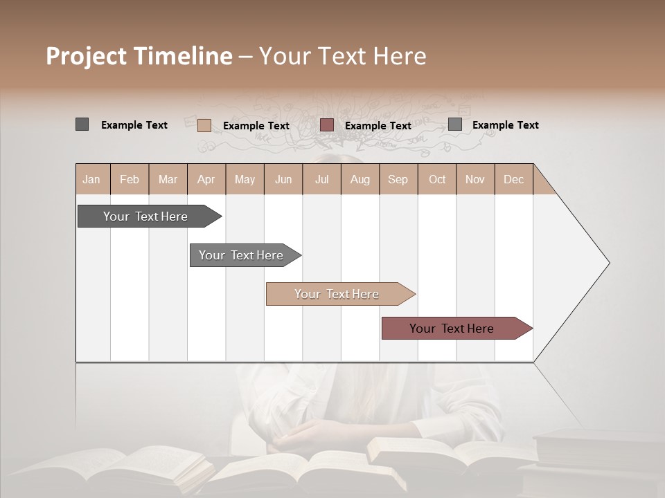 Blonde Doubt Mess PowerPoint Template