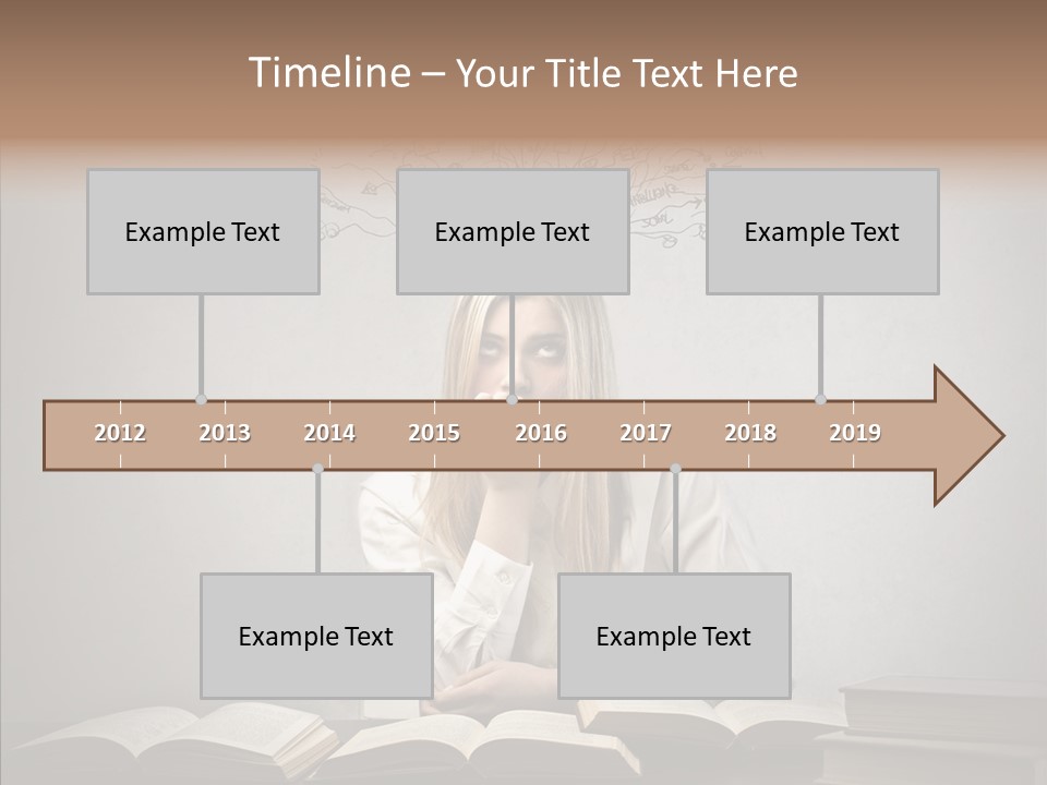 Blonde Doubt Mess PowerPoint Template