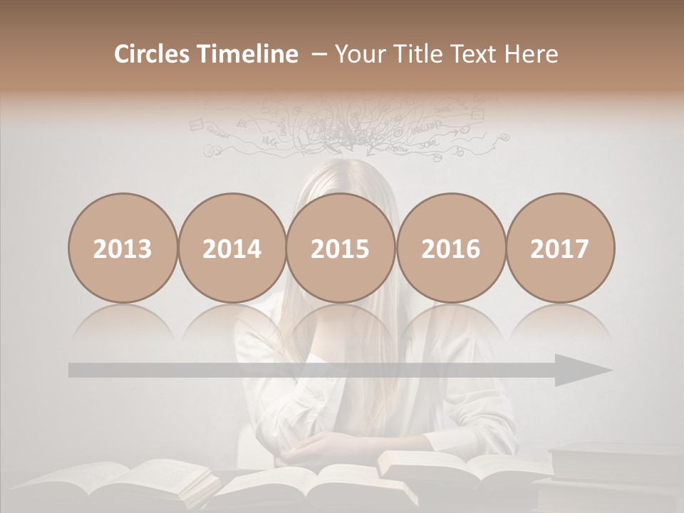 Blonde Doubt Mess PowerPoint Template