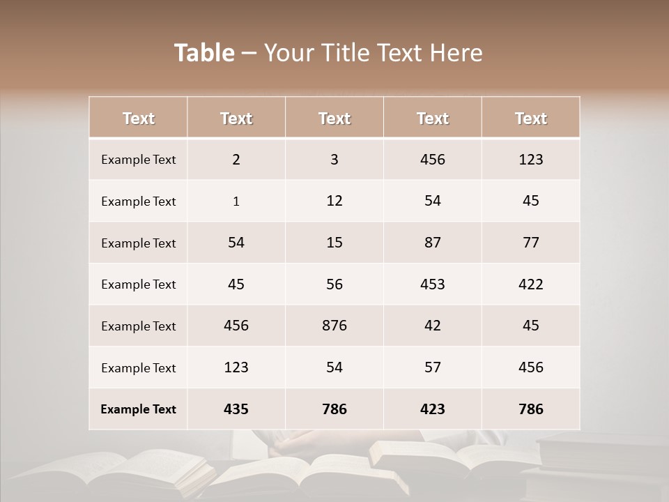 Blonde Doubt Mess PowerPoint Template