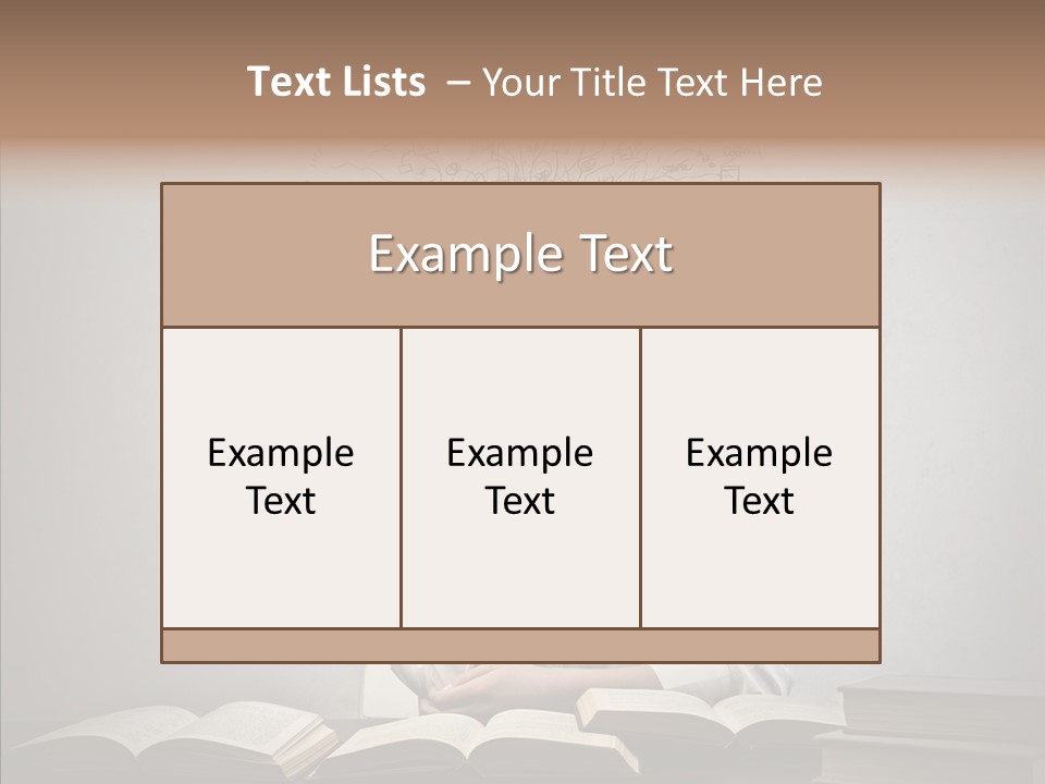 Blonde Doubt Mess PowerPoint Template