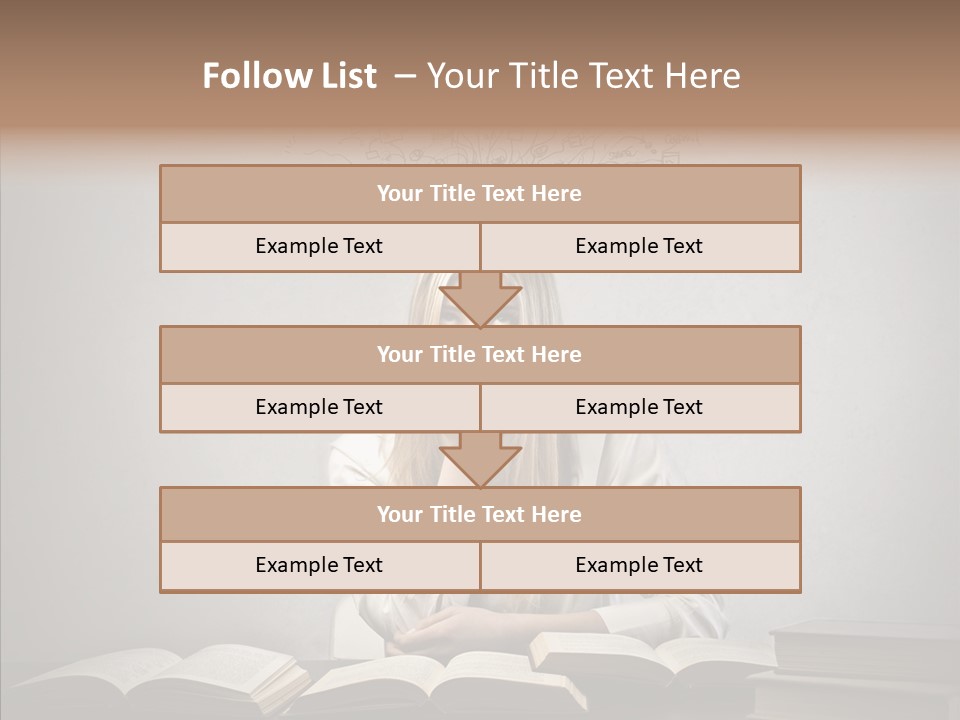 Blonde Doubt Mess PowerPoint Template