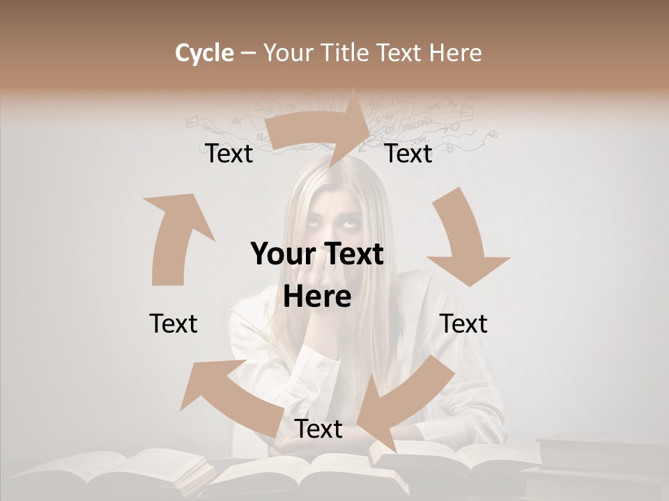 Blonde Doubt Mess PowerPoint Template