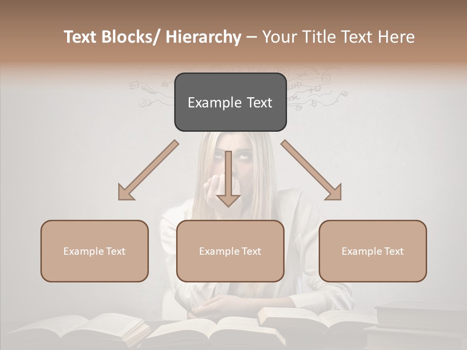 Blonde Doubt Mess PowerPoint Template