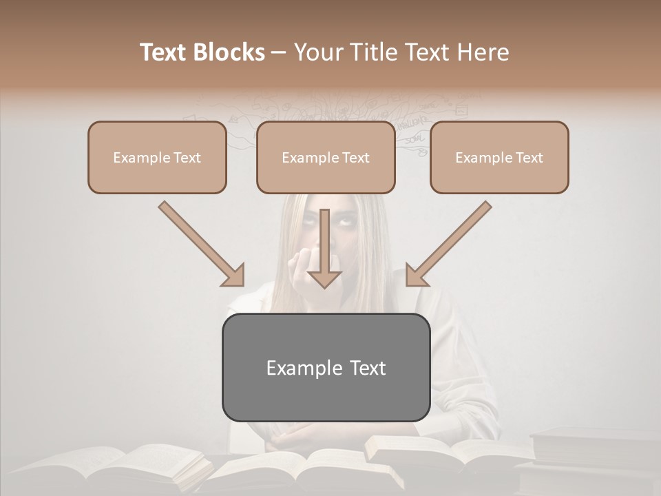 Blonde Doubt Mess PowerPoint Template