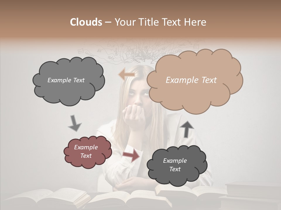 Blonde Doubt Mess PowerPoint Template