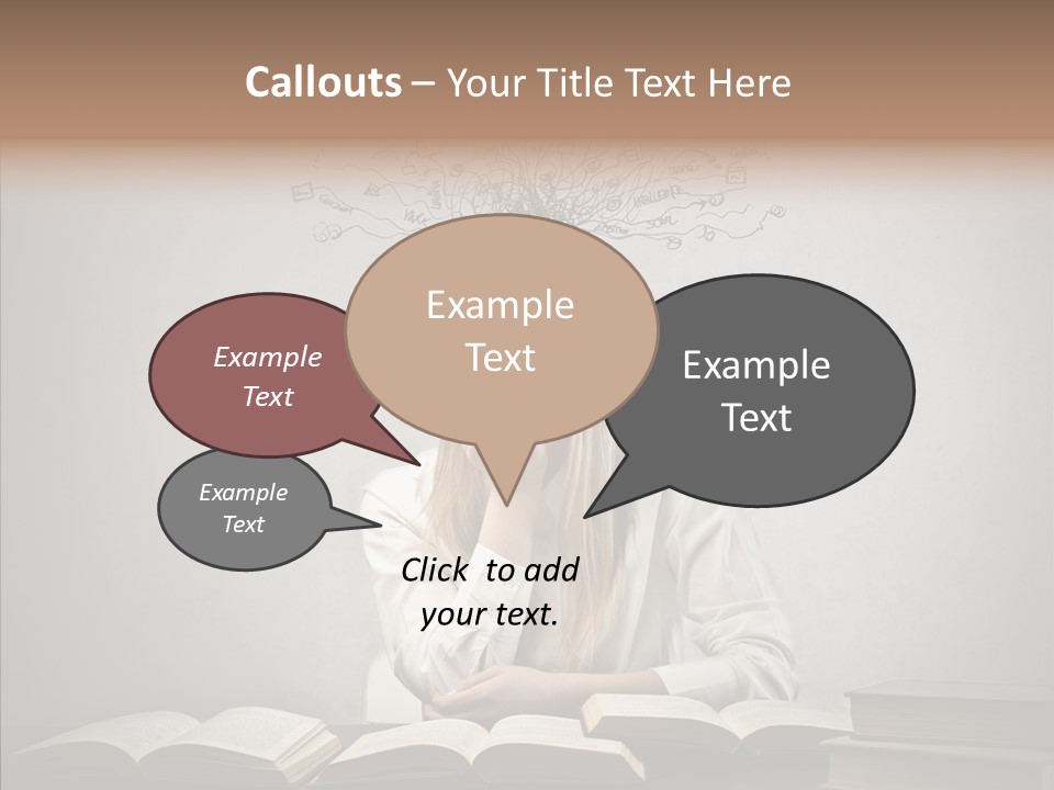 Blonde Doubt Mess PowerPoint Template