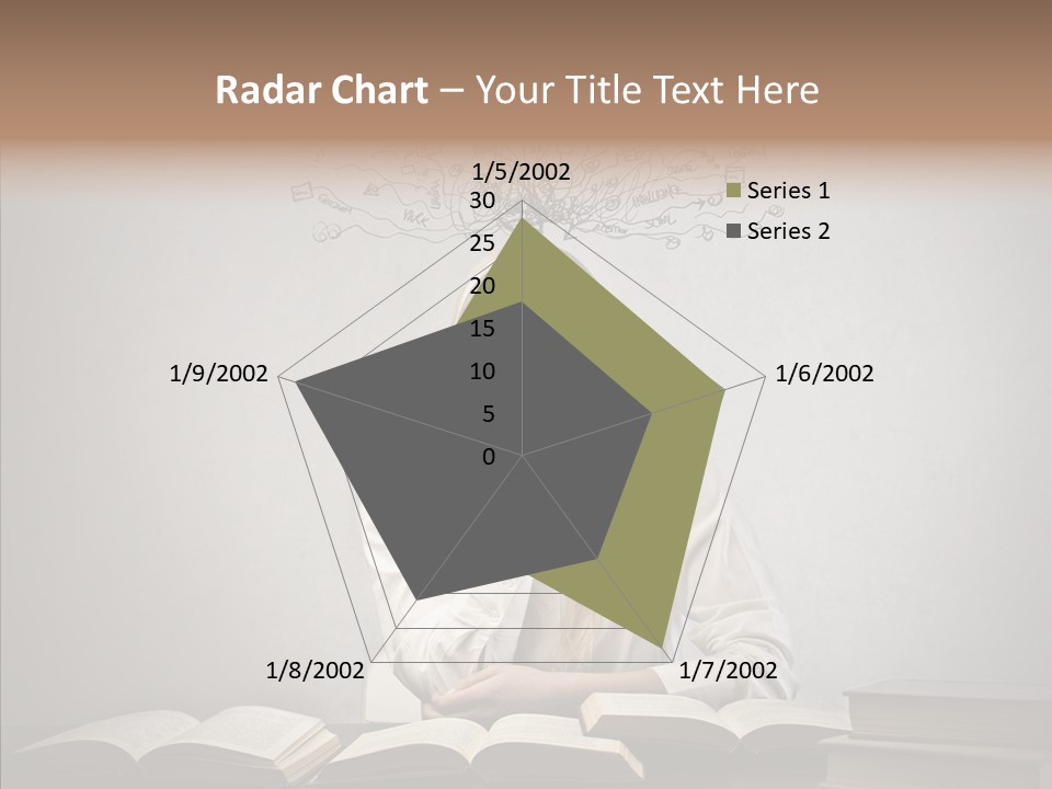 Blonde Doubt Mess PowerPoint Template