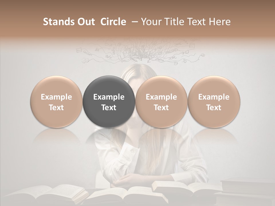 Blonde Doubt Mess PowerPoint Template