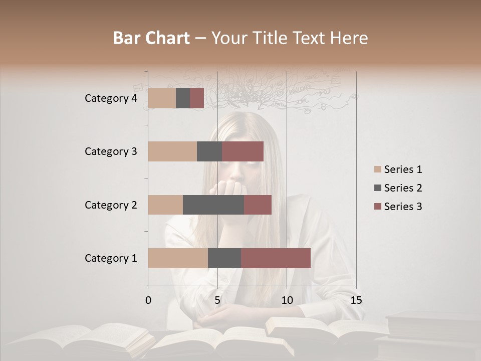 Blonde Doubt Mess PowerPoint Template