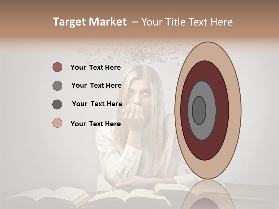 Blonde Doubt Mess PowerPoint Template