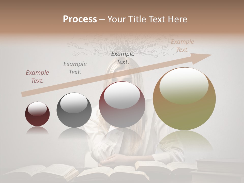 Blonde Doubt Mess PowerPoint Template