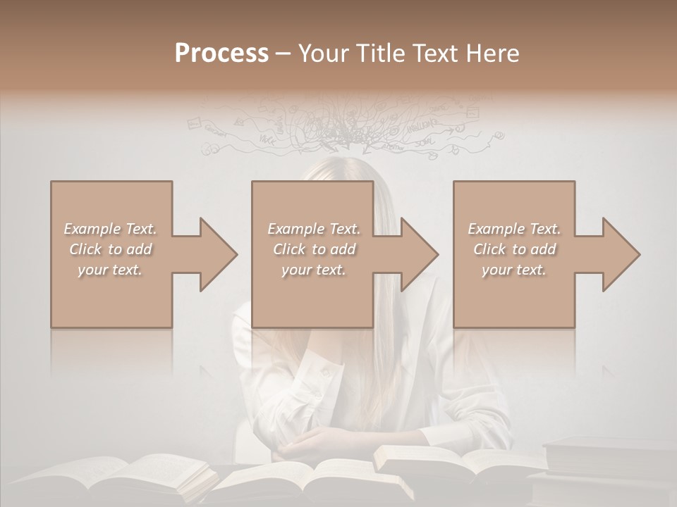 Blonde Doubt Mess PowerPoint Template