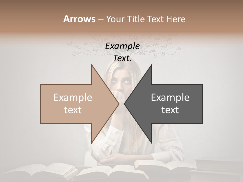 Blonde Doubt Mess PowerPoint Template