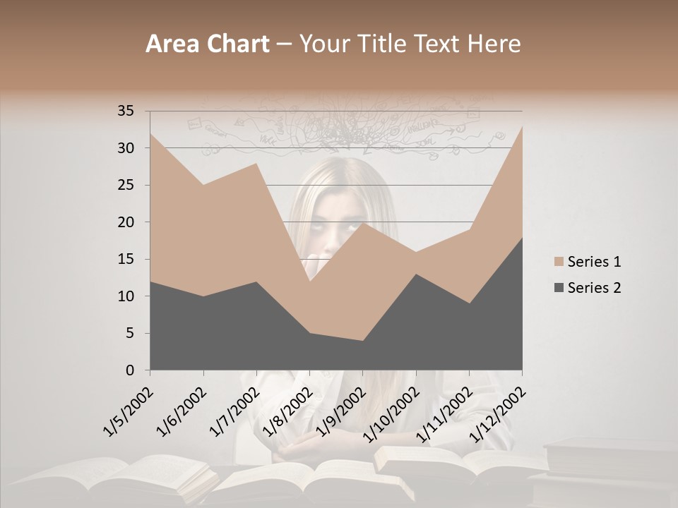 Blonde Doubt Mess PowerPoint Template