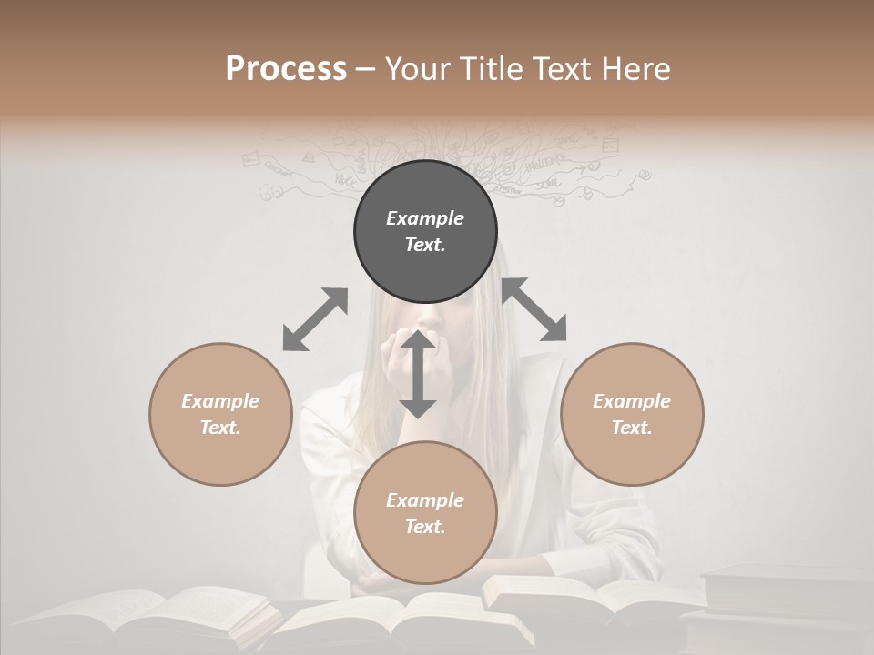 Blonde Doubt Mess PowerPoint Template