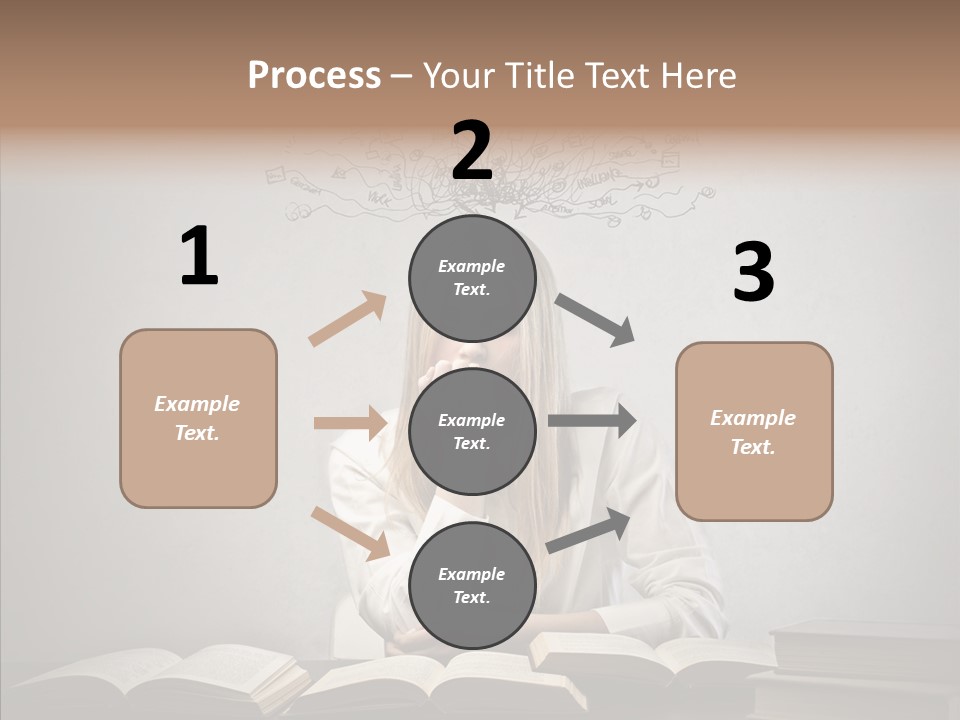 Blonde Doubt Mess PowerPoint Template