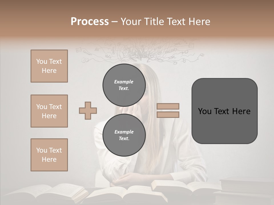 Blonde Doubt Mess PowerPoint Template