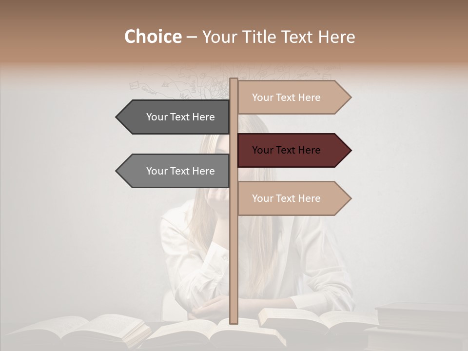 Blonde Doubt Mess PowerPoint Template