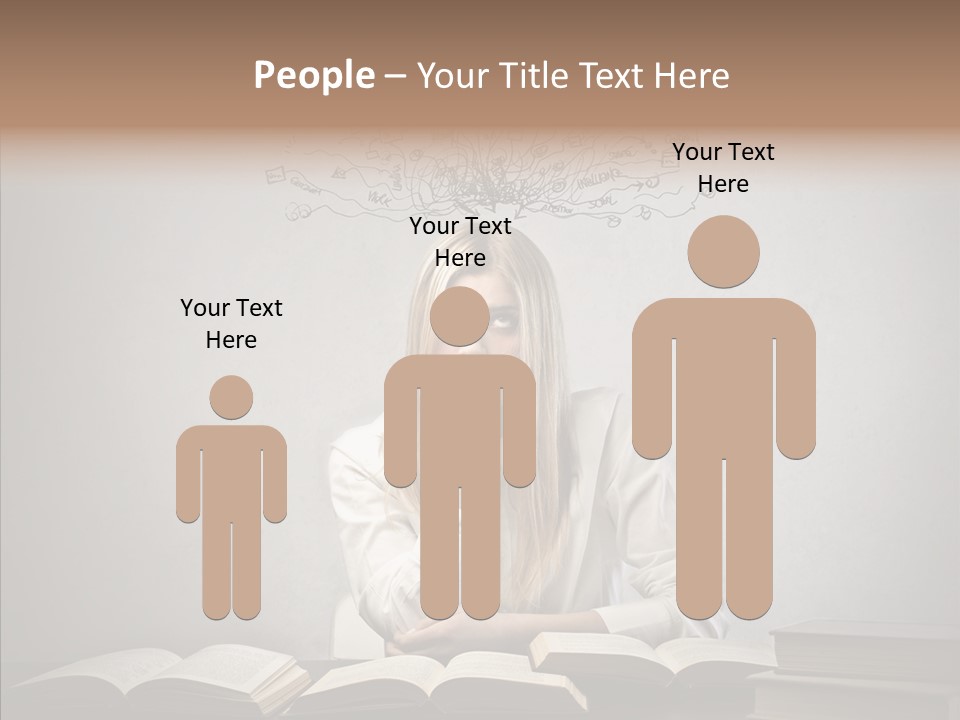 Blonde Doubt Mess PowerPoint Template