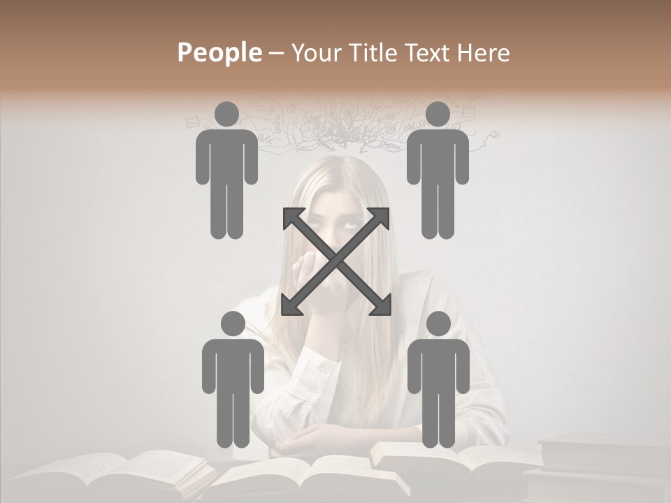 Blonde Doubt Mess PowerPoint Template