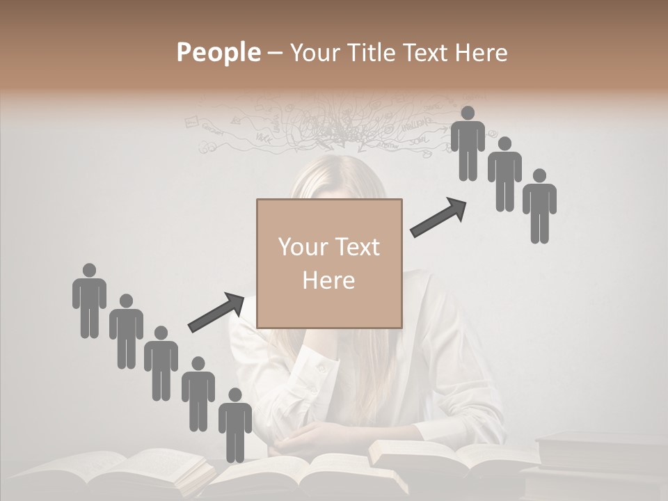 Blonde Doubt Mess PowerPoint Template