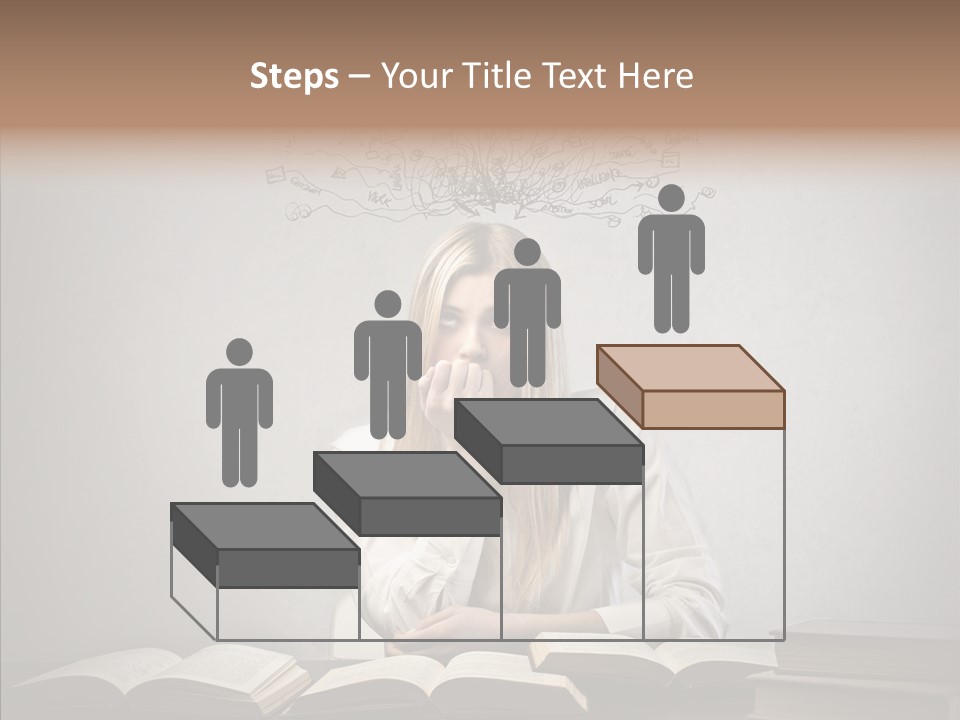 Blonde Doubt Mess PowerPoint Template