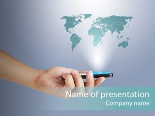 Social Number Speak PowerPoint Template