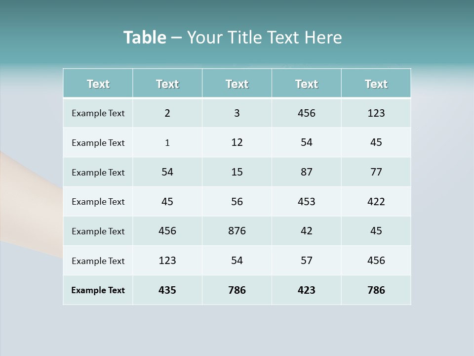 Social Number Speak PowerPoint Template