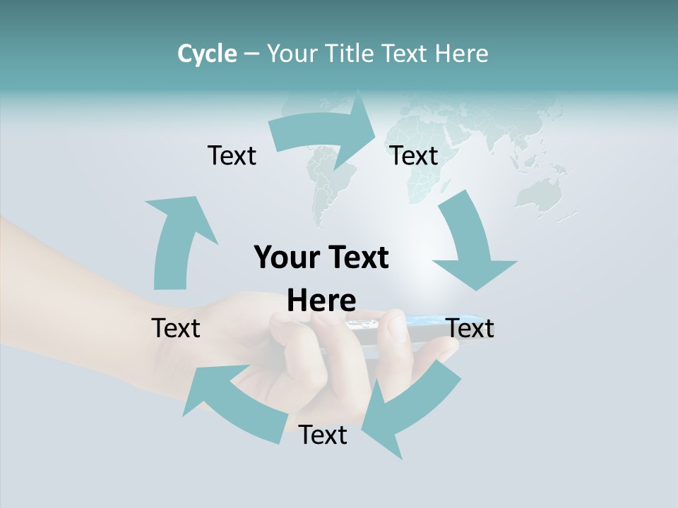 Social Number Speak PowerPoint Template