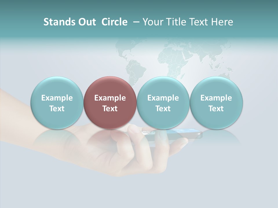 Social Number Speak PowerPoint Template