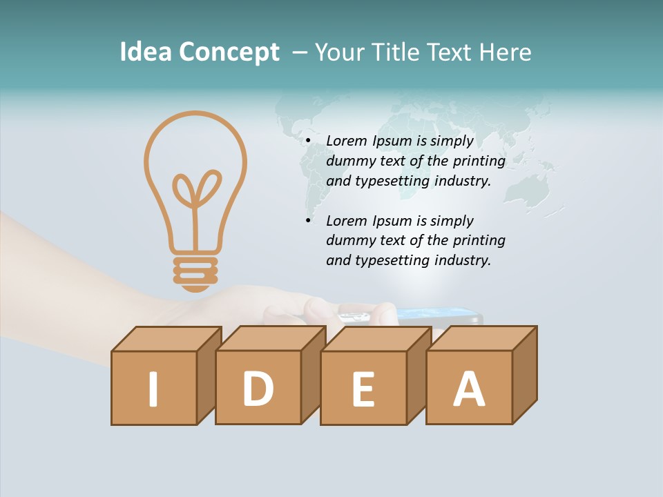 Social Number Speak PowerPoint Template