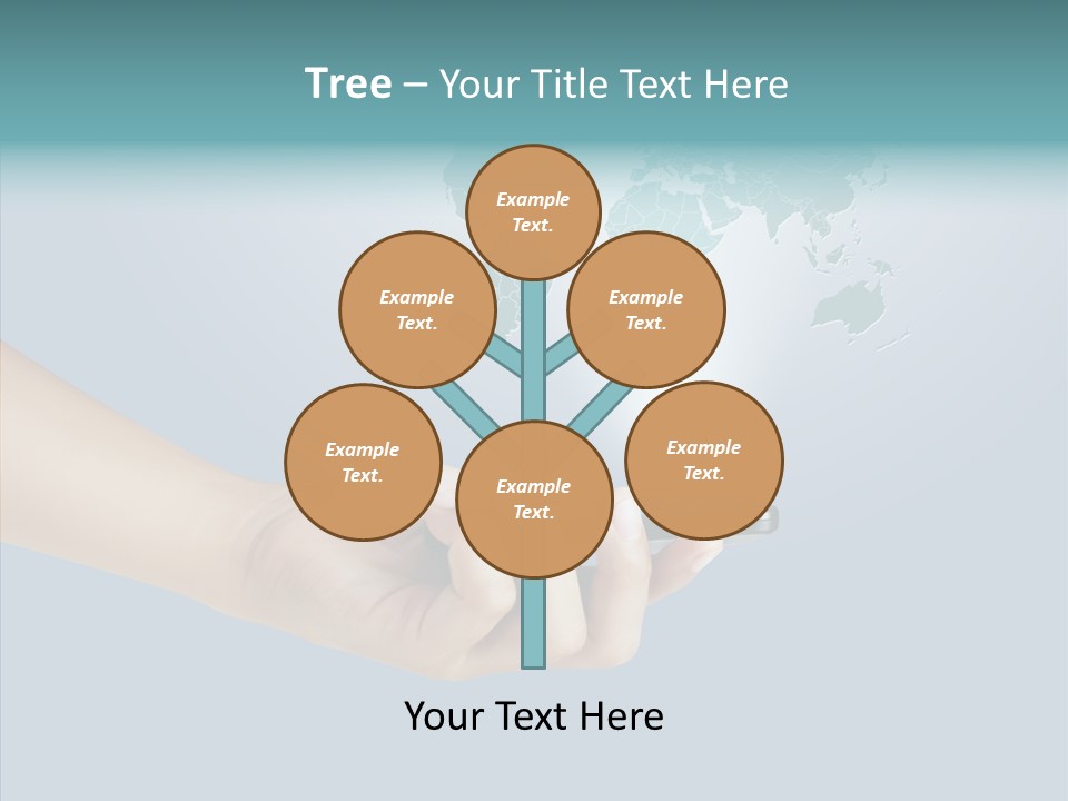 Social Number Speak PowerPoint Template