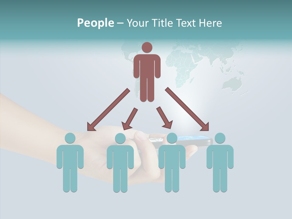 Social Number Speak PowerPoint Template