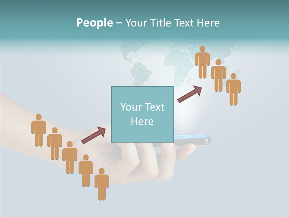 Social Number Speak PowerPoint Template