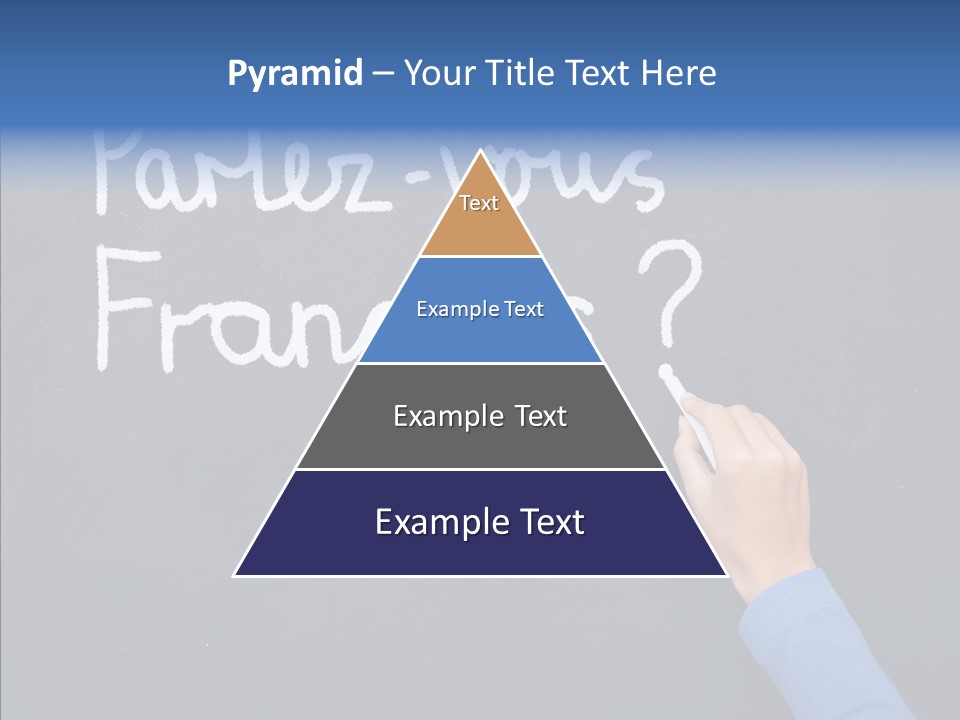Hand Chalkboard Classroom PowerPoint Template