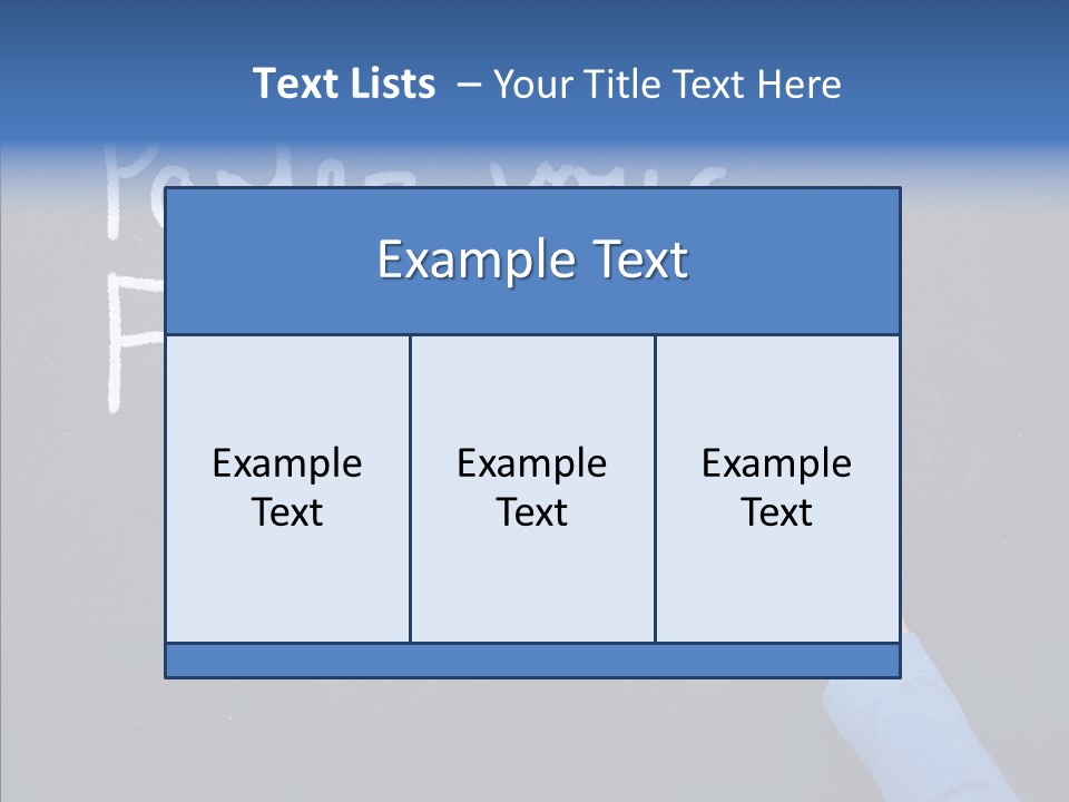 Hand Chalkboard Classroom PowerPoint Template