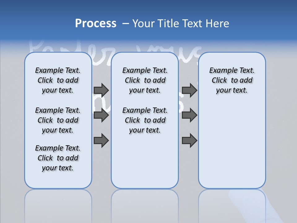 Hand Chalkboard Classroom PowerPoint Template