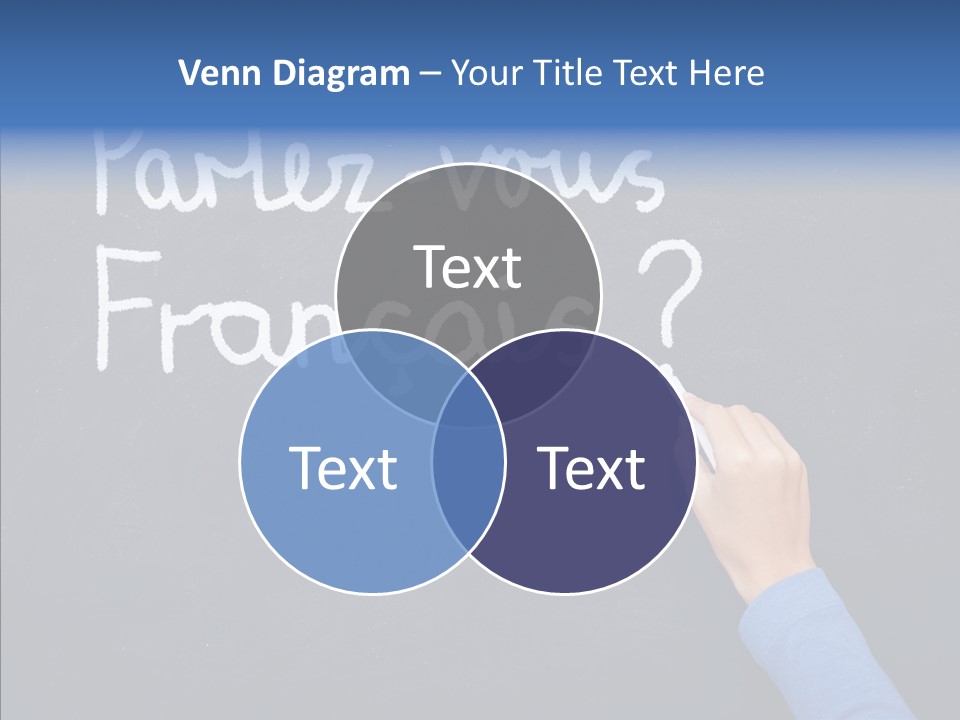 Hand Chalkboard Classroom PowerPoint Template