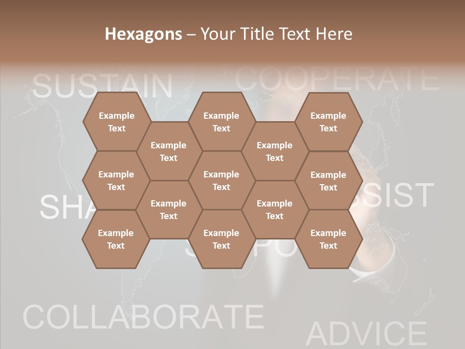 Pointing Text List PowerPoint Template