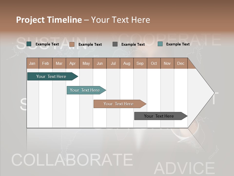 Pointing Text List PowerPoint Template