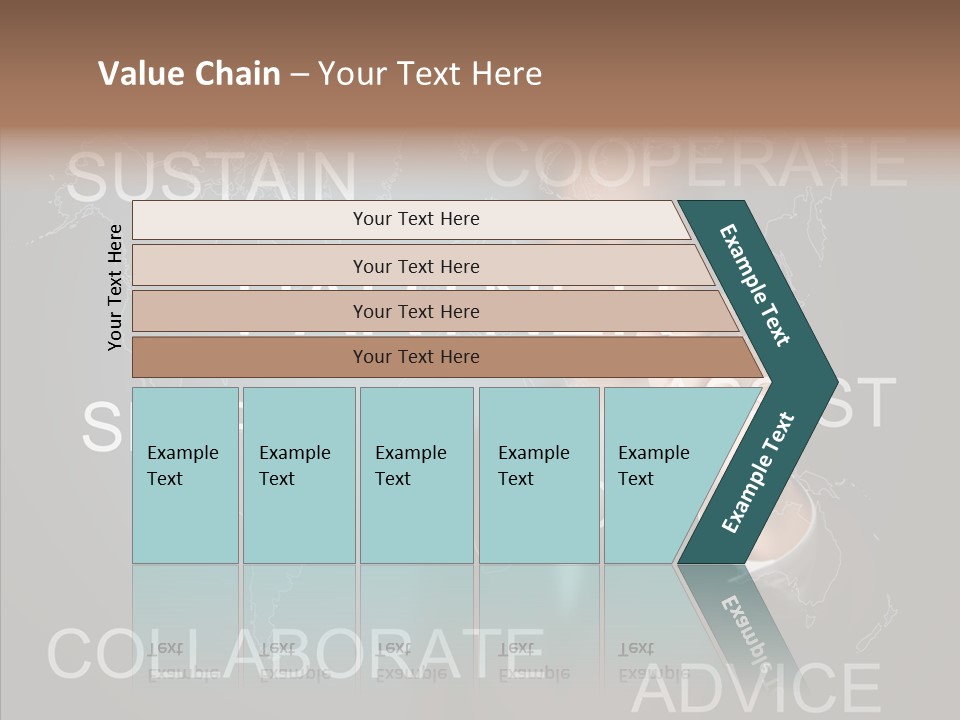 Pointing Text List PowerPoint Template